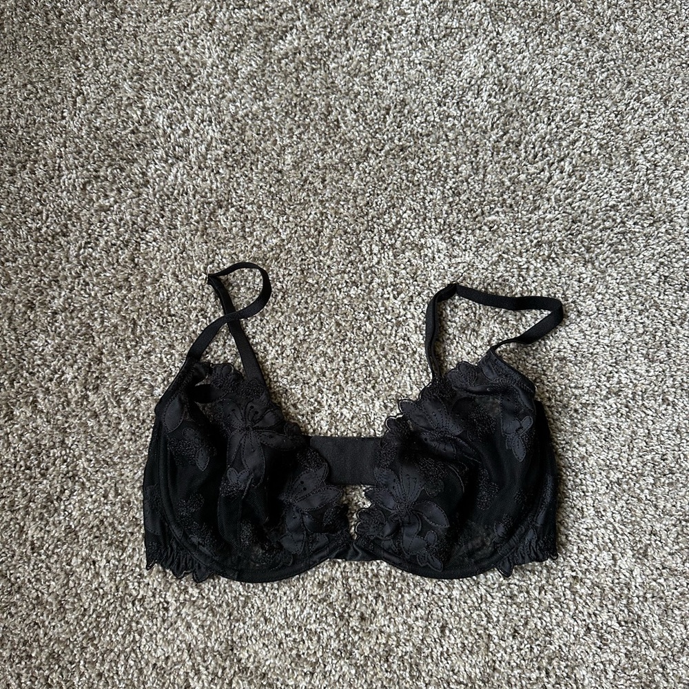 Very Sexy Embroidered Floral Bra